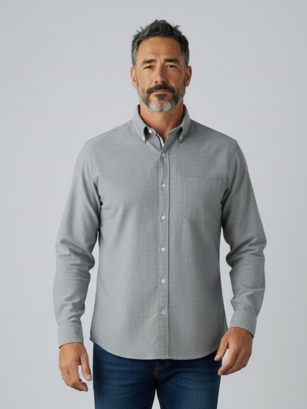 EUC Nautica Casual Dress Shirt Size L